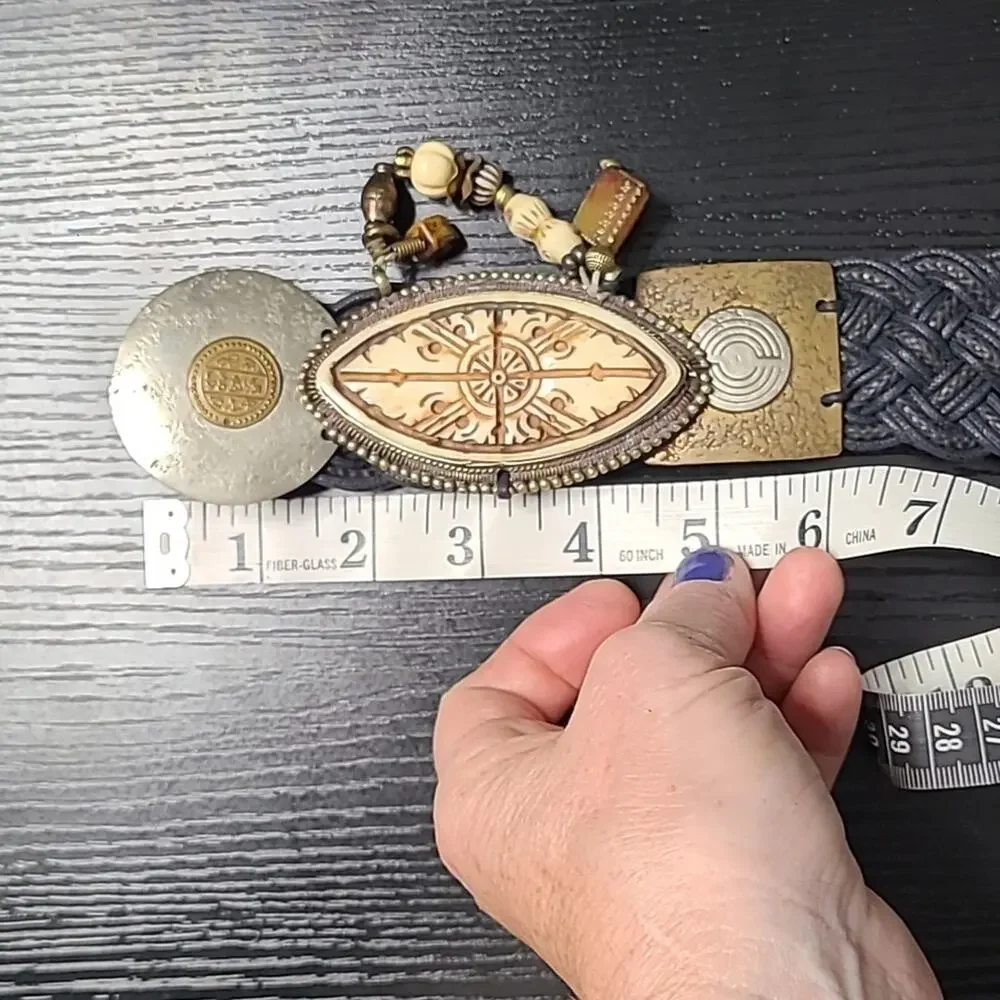 Vintage Marjorie Baer San Fransicso woven rope belt - Picture 8 of 8